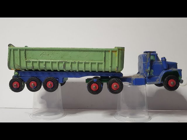 MATCHBOX Restoration No K16 Dodge Tractor with Fruehauf Tippers
