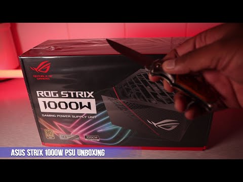 Asus ROG STRIX 1000W PSU Unboxing & Review - YouTube