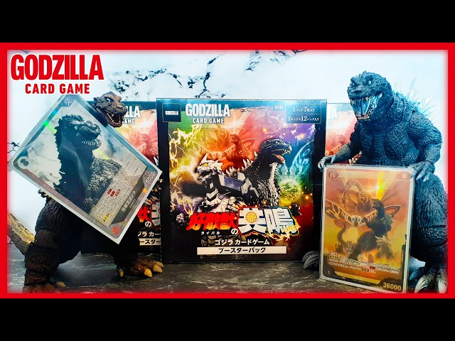 ゴジラカードゲーム】さすがに不慣れすぎる開封動画【3BOX】 - YouTube