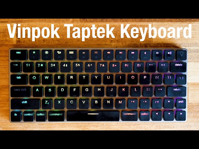 コンパクトなメカニカルキーボード Vinpok Taptek Keyboard - YouTube