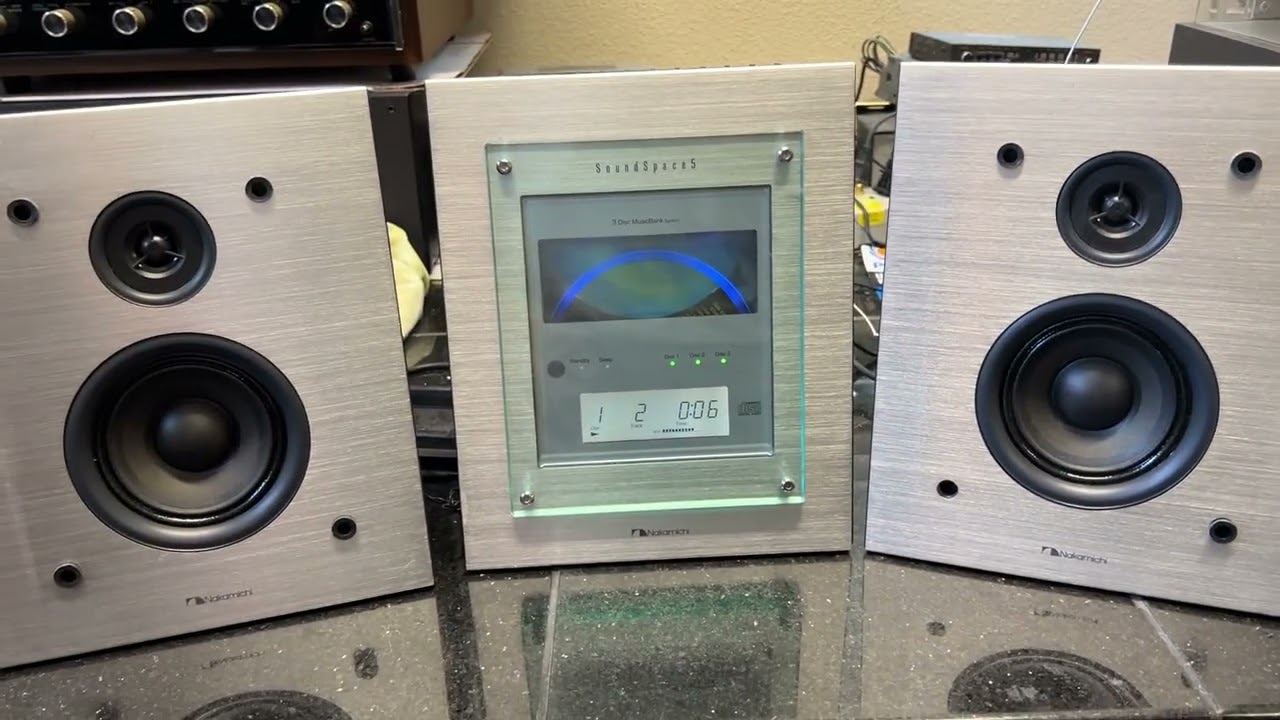 Nakamichi SoundSpace 5 3 Disc Music System; Tested long - YouTube