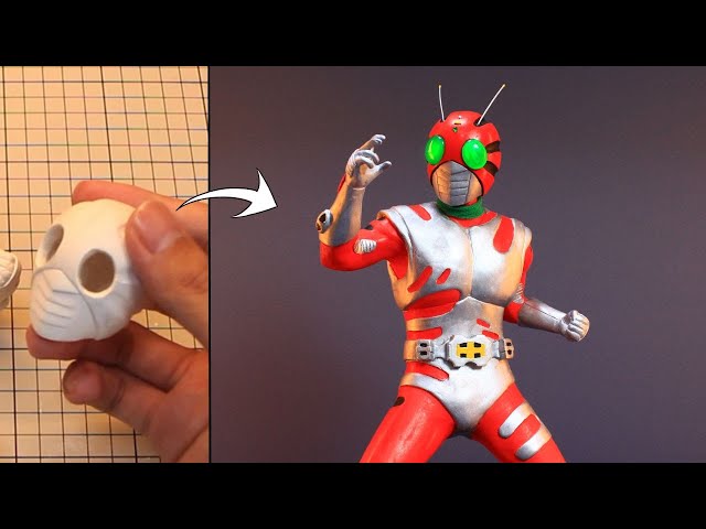 昭和ライダー制作】第10弾 仮面ライダーZXのフィギュアを作ってみた