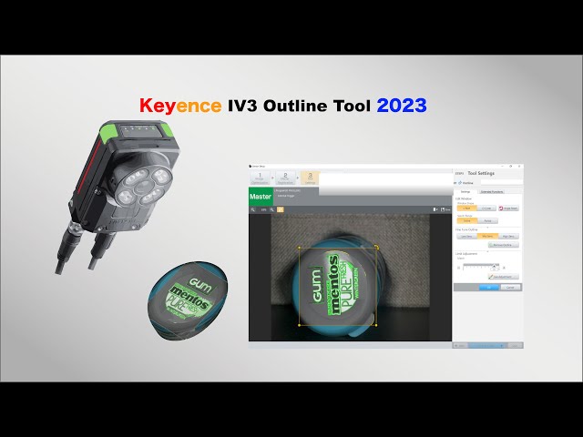Keyence Vision System IV3 | How To Set Up Outlines on Keyence IV3