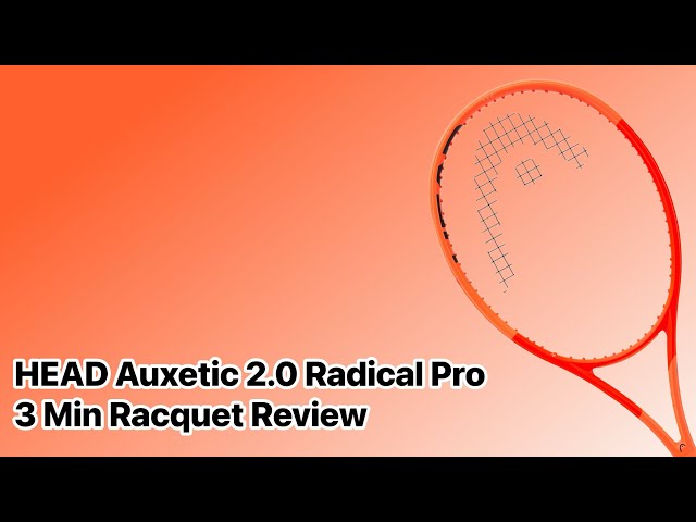 HEAD Radical Pro 2025 Auxetic 2.0 - 3 Minute Tennis Racquet Review