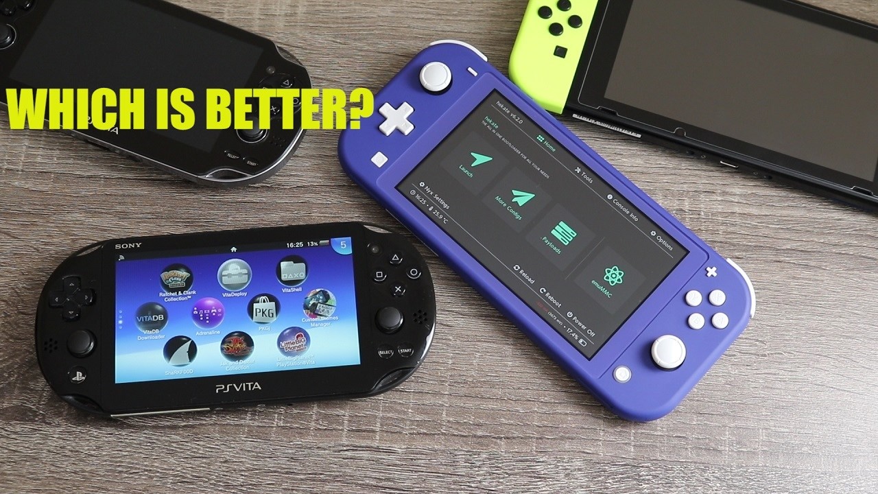 Switch Lite vs PS Vita. Console Comparison. - YouTube