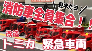 トミカ改造 消防車 ミニカー 緊急車両 コレクションの紹介 消防 救急車