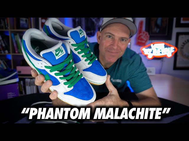 Nike SB Dunk Low Phantom Malachite Hyper Royal IN HAND | FIRST