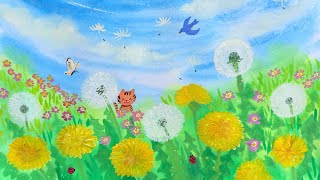 Easy even for elementary school students! Let's draw a dandelion
