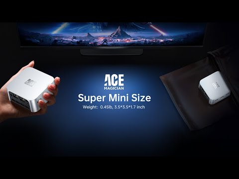 Beautiful ACEMAGICIAN Mini PC T8 Plus with Intel N100, 16GB LPDDR5