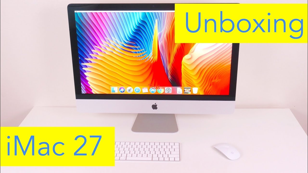 iMac 27 inch 5K (2017 Model) Unboxing and Setup - YouTube