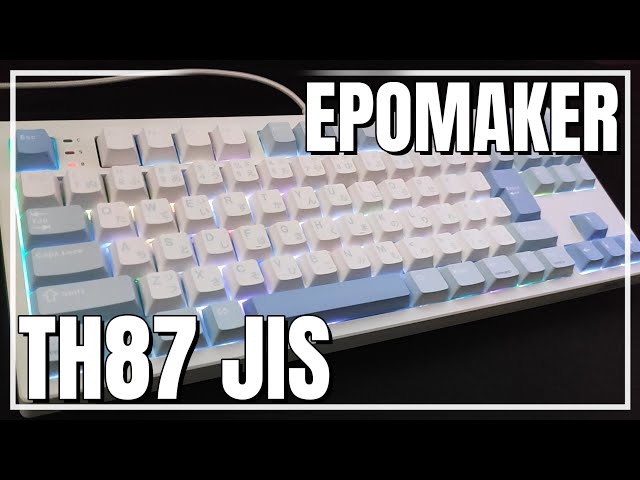Japanese keyboard layout] EPOMAKER TH87 JIS review - YouTube