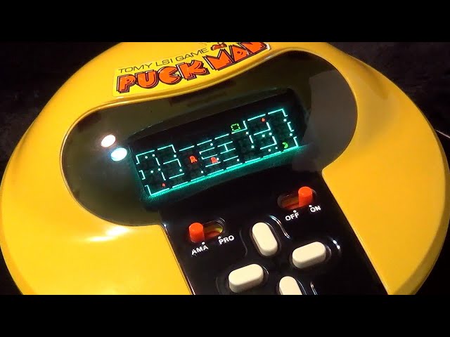 レトロFLゲーム 】トミー パックマン 丸形 かわいい本体 蛍光管 昭和