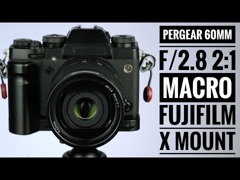 Pergear 60mm f/2.8 2:1 Macro Fujifilm X Mount - YouTube