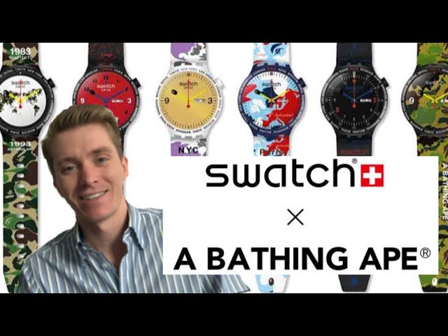 Swatch X A Bathing Ape Initial Thoughts - YouTube