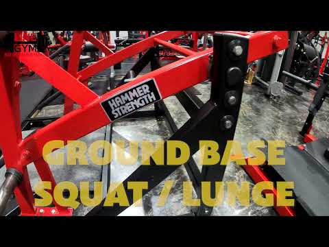 GROUND BASE SQUAT／LUNGE - HAMMER STRENGTH - YouTube