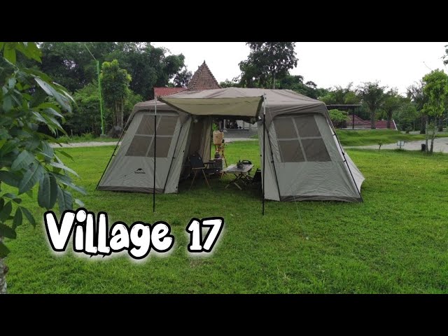 キャンプVlog】Neturehike Village17.0大型ワンタッチテント/人生