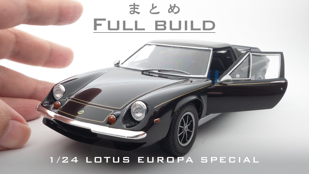 Building the TAMIYA 1/24 Lotus Europa Special Plastic Model - YouTube