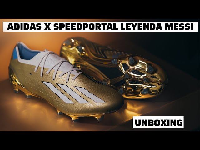 adidas X Speedportal Leyenda.1 FG - Messi World Cup boots unboxing