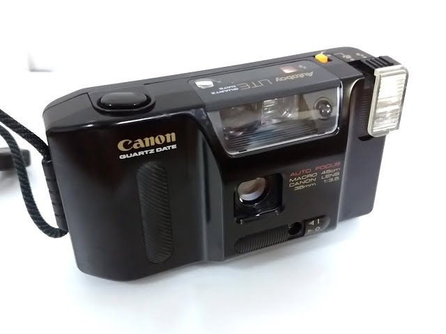 CANON Autoboy LITE QUARTZ DATE Auto Focus Film Camera - YouTube