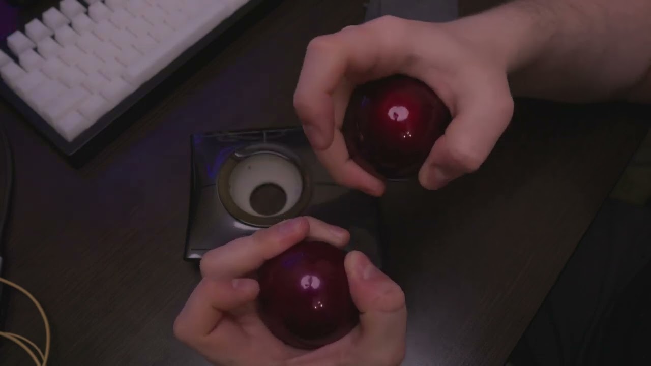 Kensington SlimBlade Pro original ball vs Perixx PERIPRO-304 ball