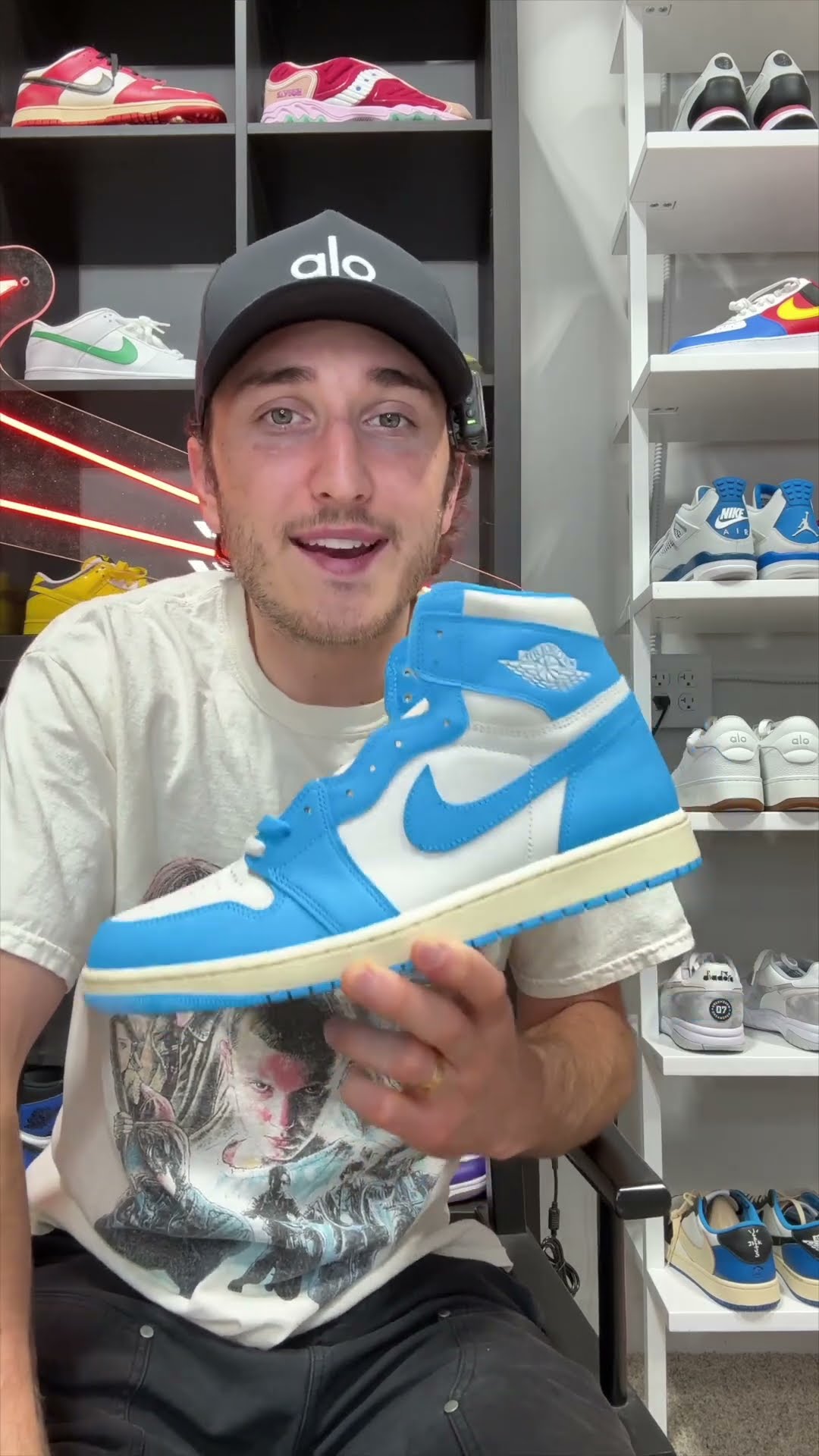 What happened to these Jordan's 1 UNC reimagined? - YouTube