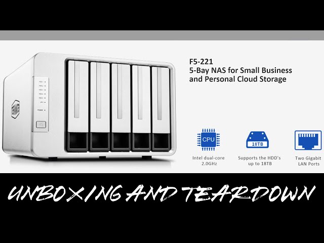 TerraMaster F5-221 5-Bay NAS Unboxing - First Impressions