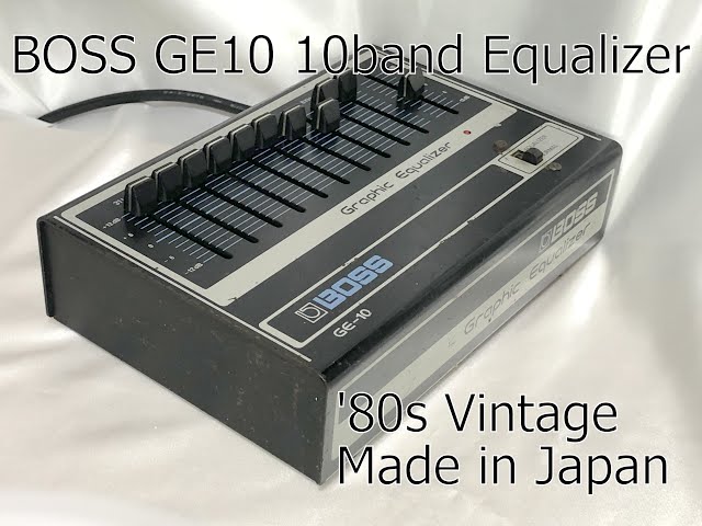 Boss GE-10 70s 80s vintage Graphic Equalizer Made in Japan 10