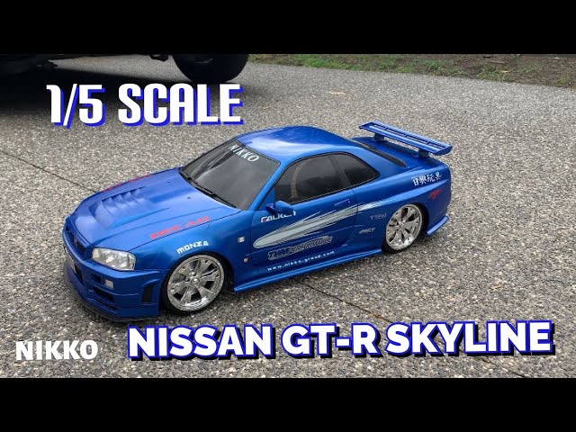 NISSAN GTR R34 SKYLINE, RC CAR #nikko #skyline #gtr #1/5thscale #1