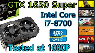 GTX 1650 Super + i7-8700 | 6 Games tested at 1080P (2025) - YouTube