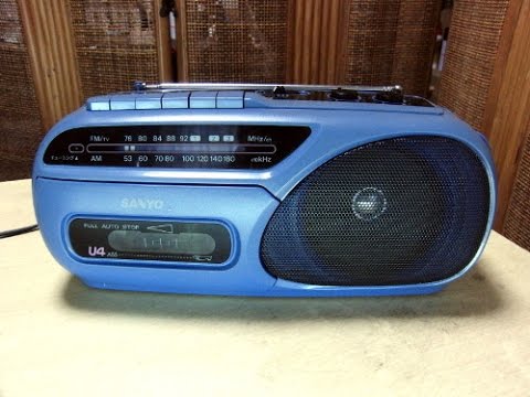 SANYO ラジカセ U4 A55 製品説明と使い方 - YouTube
