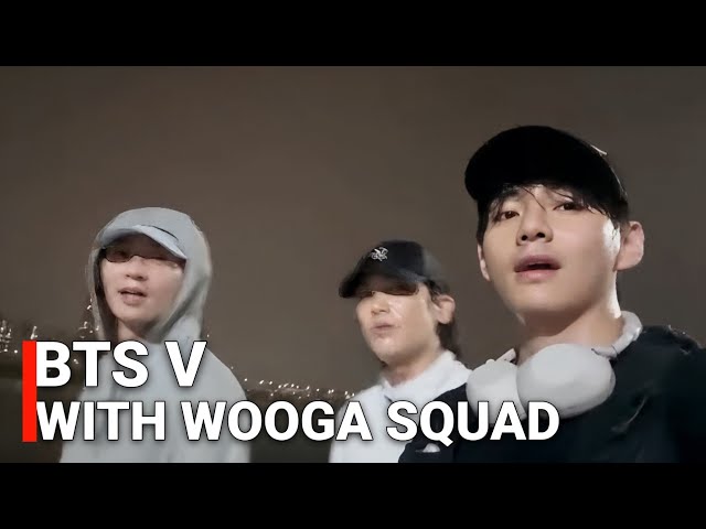 BTS Taehyung New Video Running outside with Hyungsik & Seojoon | V