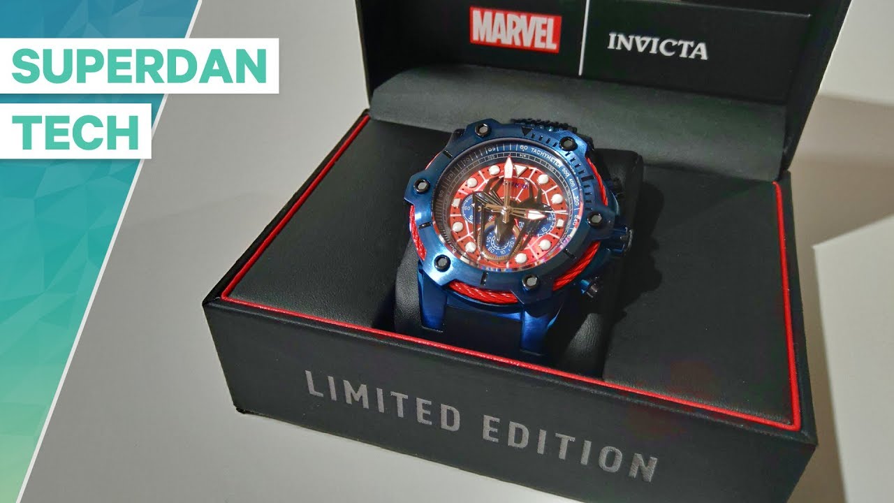Invicta Marvel Spiderman Limited Edition Watch | Awesome!!! - YouTube