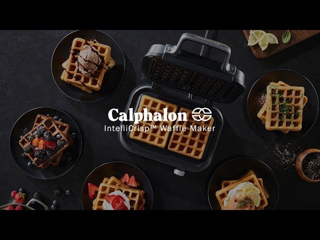 Calphalon IntelliCrisp™ Waffle Maker | Calphalon - YouTube