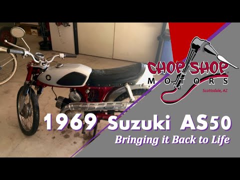 1969 Suzuki AS50 - From Barn Find to Runner - YouTube