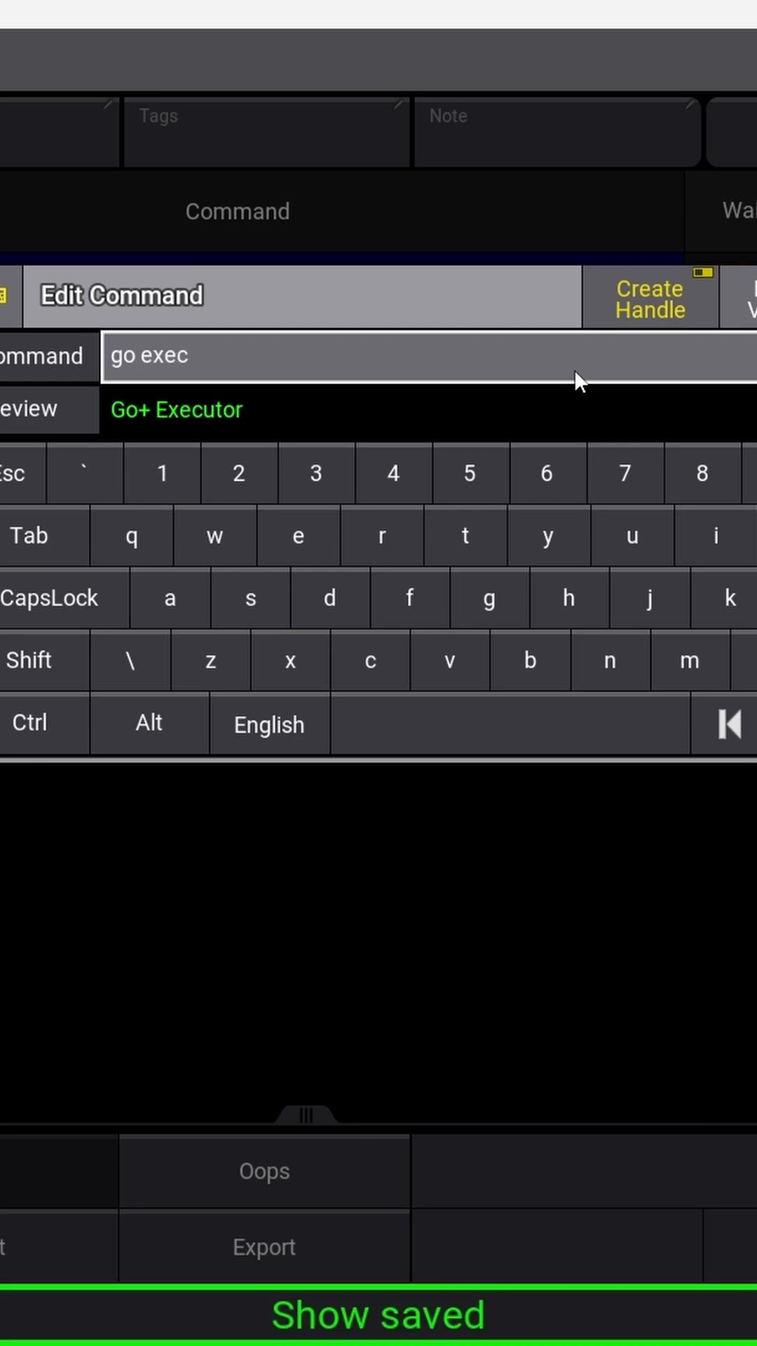 MA3 v2.3 Create Handle in Macros Option! #grandma3 #macros #handle