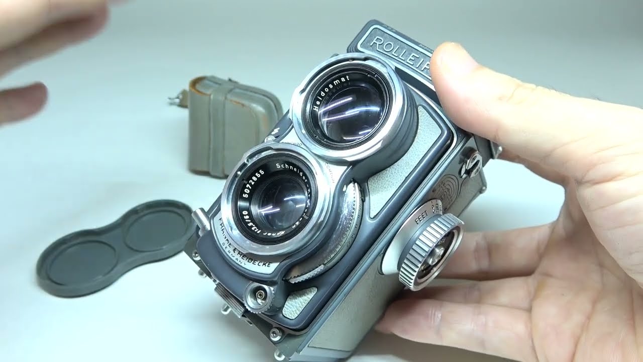 ROLLEIFLEX ローライフレックス 4x4 ベビーローライ+革ストラップ