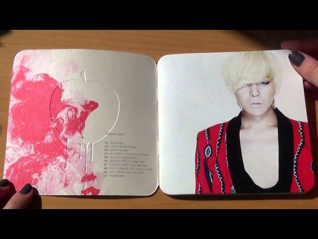 Unboxing G-DRAGON 지드래곤 1st Korean Studio Album Heartbreaker