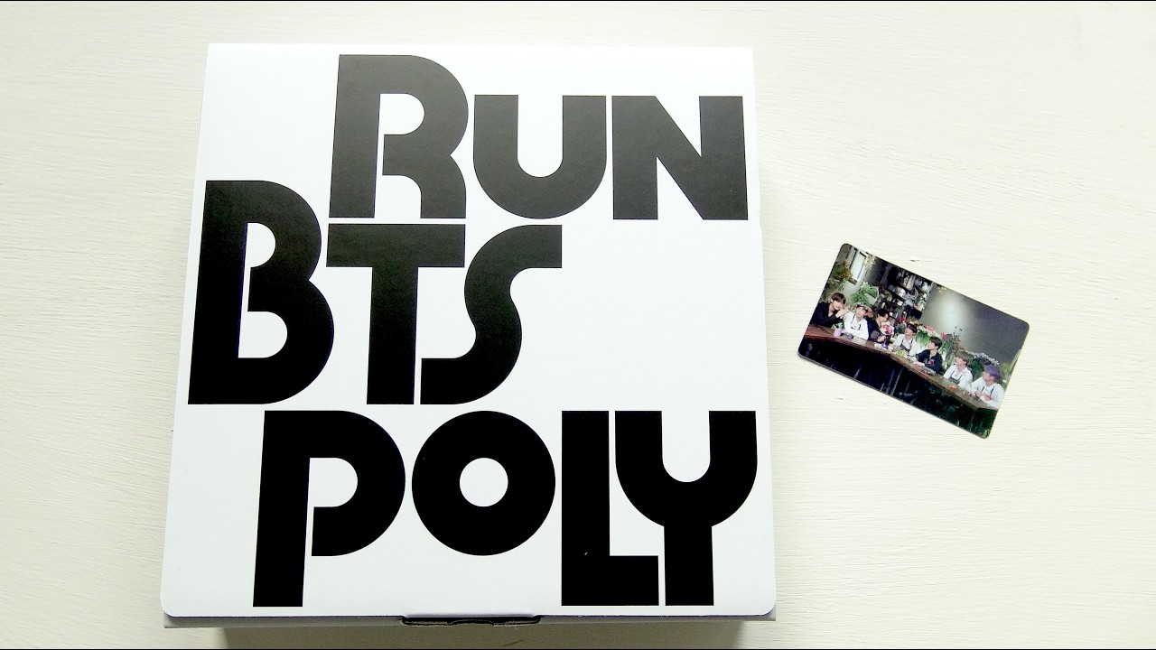 ASMR] Unboxing BTS 방탄소년단 7 RUN BTS POLY HIGHLIGHT PACKAGE