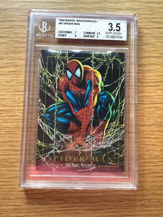 1992 Skybox Marvel Masterpieces # 87 Spiderman - Etsy