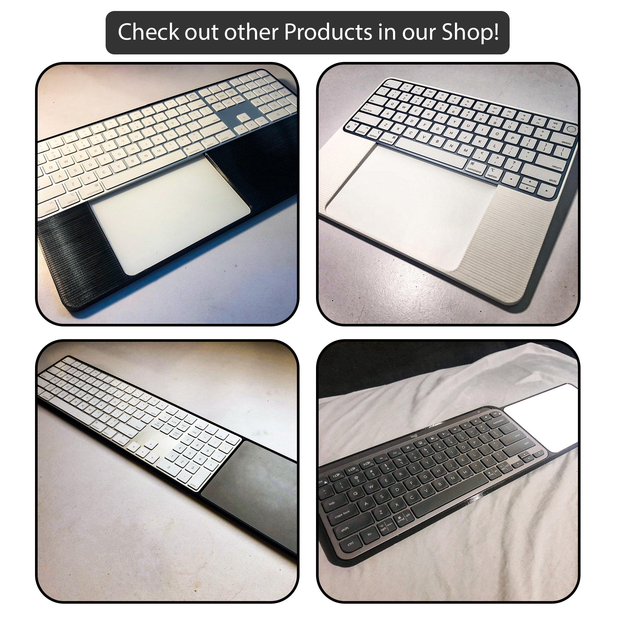 Magic Tray for Logitech MX Keys Mini and Apple Magic Trackpad - Etsy