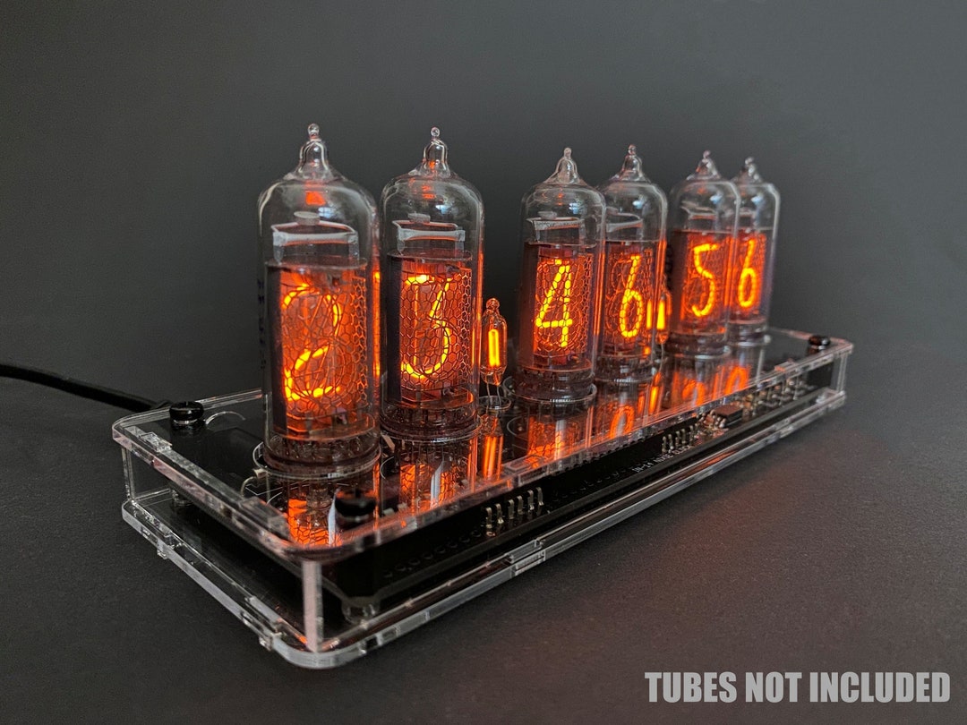 IN-14 ニキシー管時計キット DIY。チューブは不要です。 - Etsy 日本