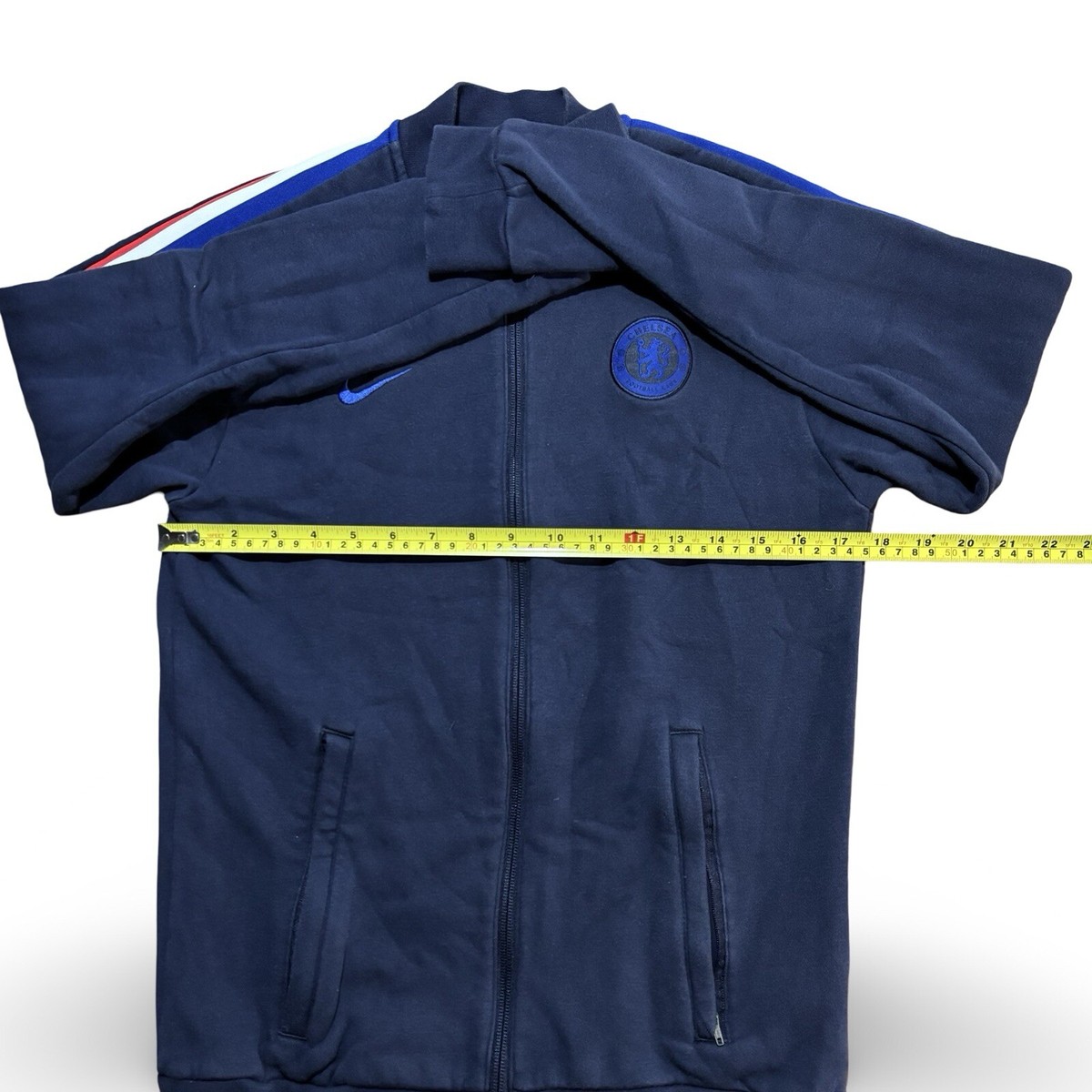 Nike Chelsea FC Training Jacket Mens Extra Small Blue Long Sleeve