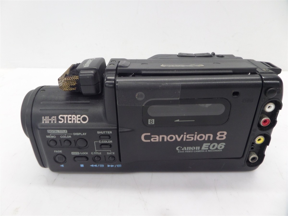 Canon Canovision 8 E06 8mm Hi8 Video Camcorder | eBay
