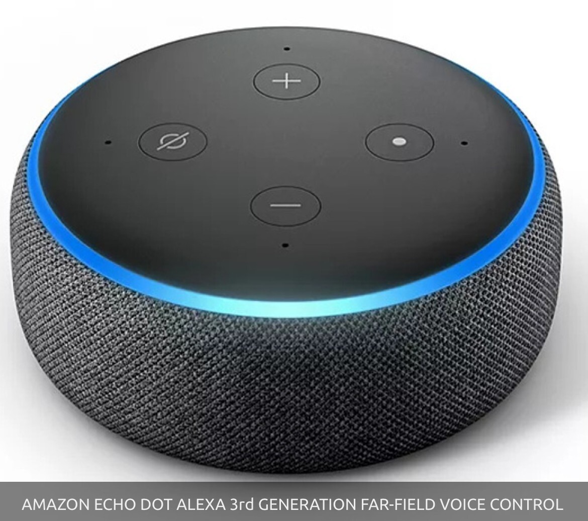Amazon Echo Dot (3rd Generation) Smart Speaker - Charcoal | eBay