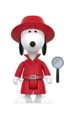 Super7 Peanuts ReAction Figure Blind Box: Wave 4 - Secret Agent
