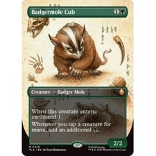 Badgermole Cub [Borderless Foil] #326 Prices | Magic Avatar: The