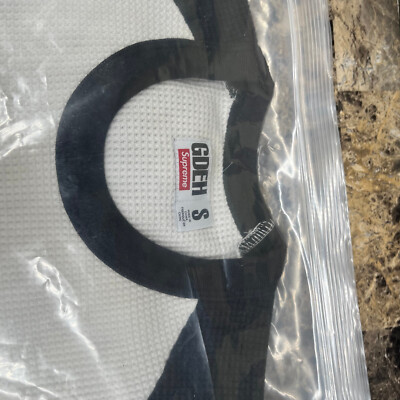 Supreme x GOODENOUGH Thermal Long Sleeve Natural Black/White Size