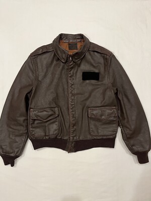 VTG Avirex Type A-2 Bomber Jacket WWII Pin Up Art Work Diabolical