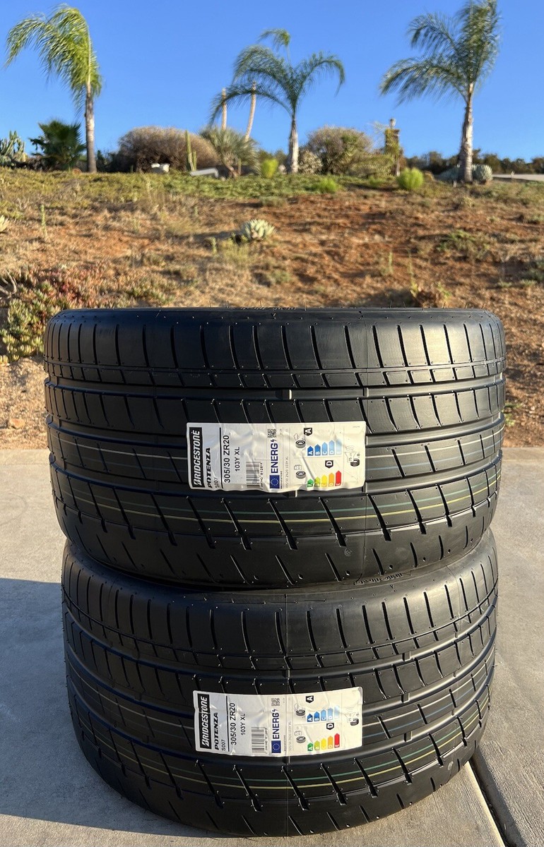 305/30ZR20 Bridgestone Potenza S007 Summer Tires | Set of 2 | XL