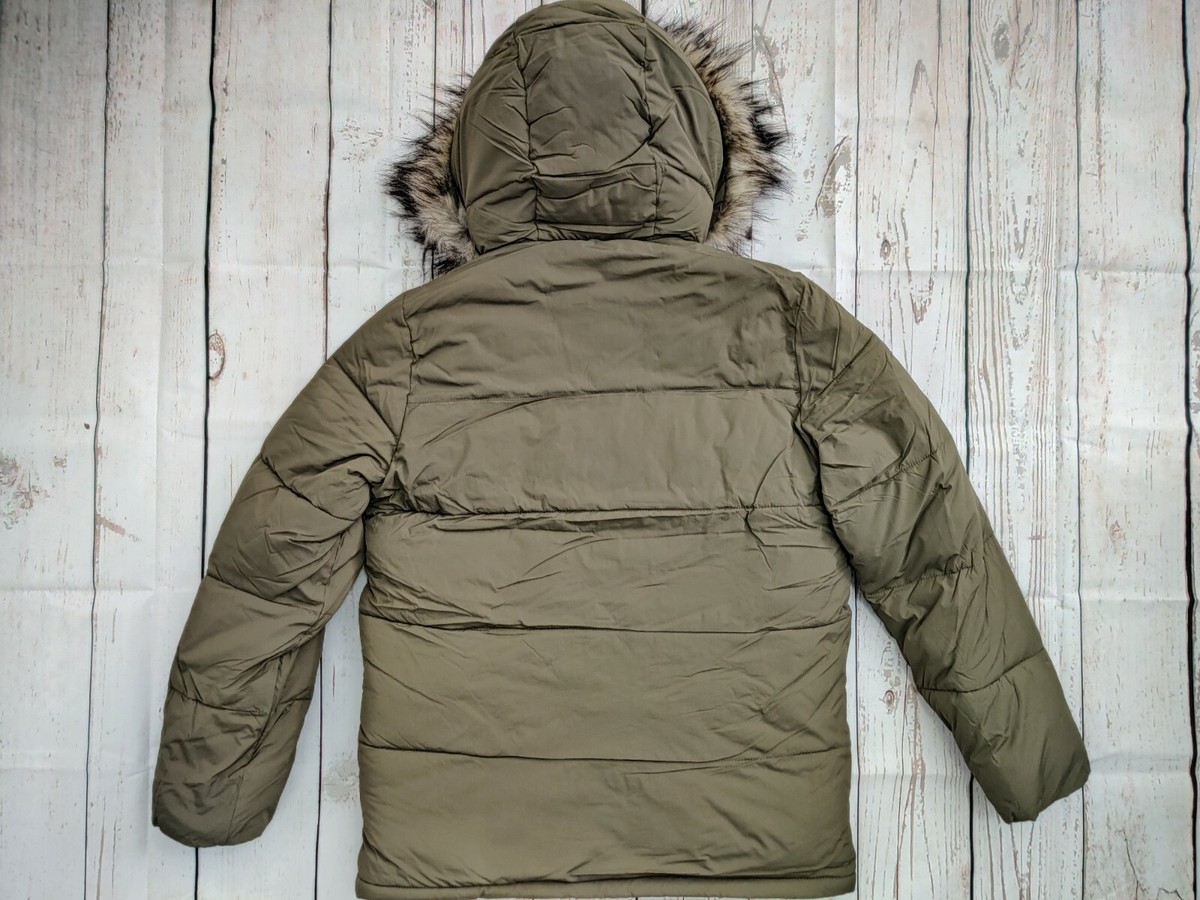 New Abercrombie & Fitch Ultra Sherpa Puffer Parka Coat Jack XS to